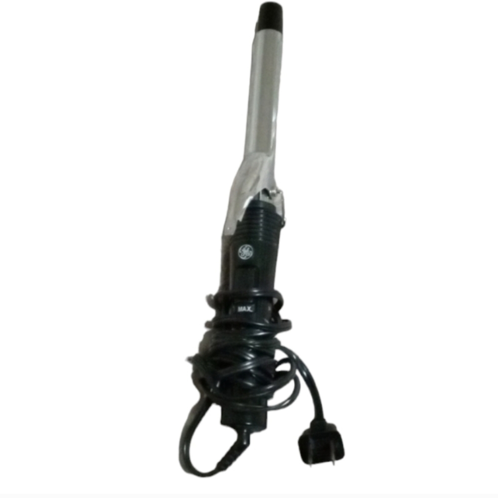 Black and Silver Curling Iron Ge